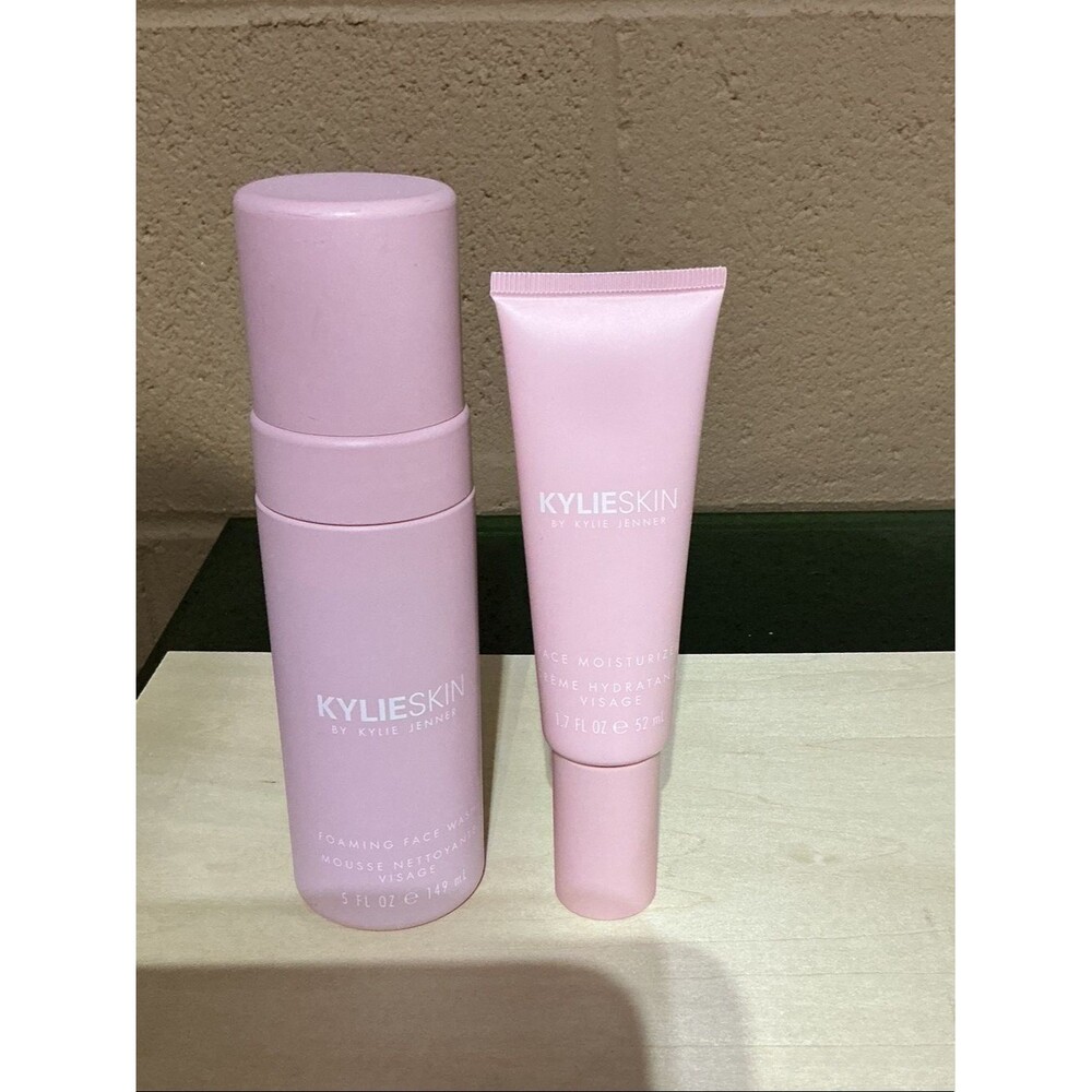 KYLIE SKIN Pink Face Cleanser & Moisturizer Duo